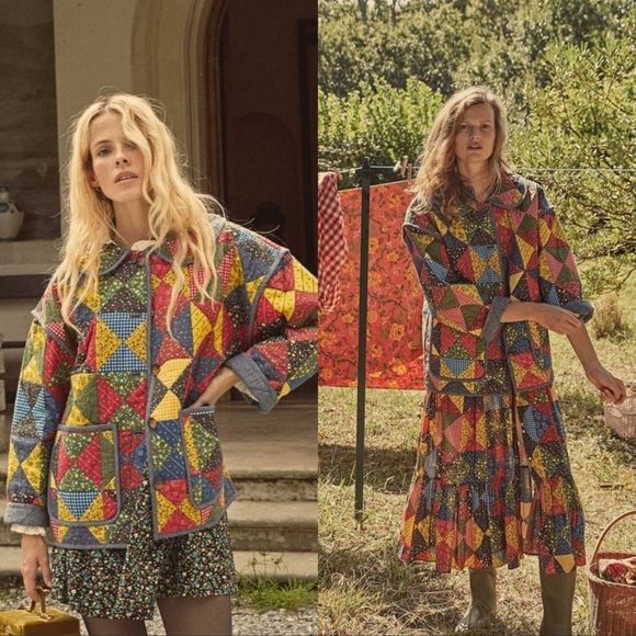 Doen Jackets & Blazers - NWT DOEN Starling Jacket in countryside patchwork